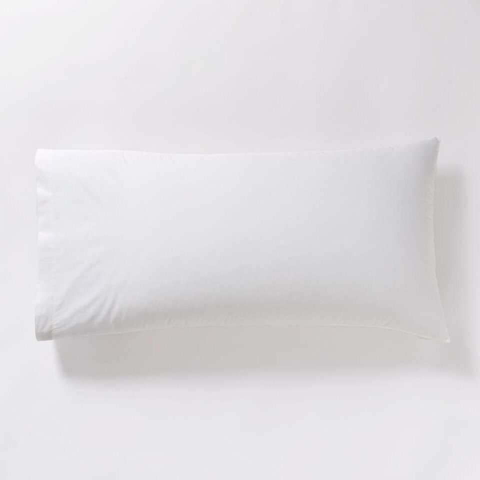 400ThreadCount Organic Cotton Percale Sheet Set West Elm UK